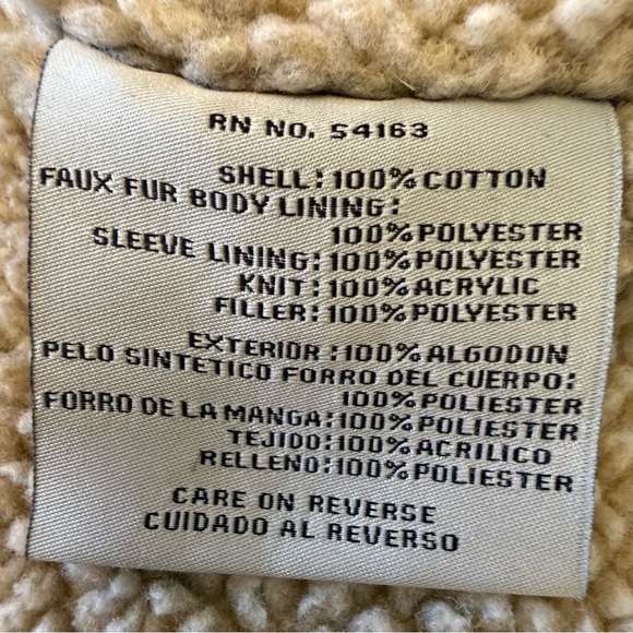 Levi’s Sherpa Lined Utility Jacket Men’s Medium Brown Cotton Military Workwear - Picture 4 of 15